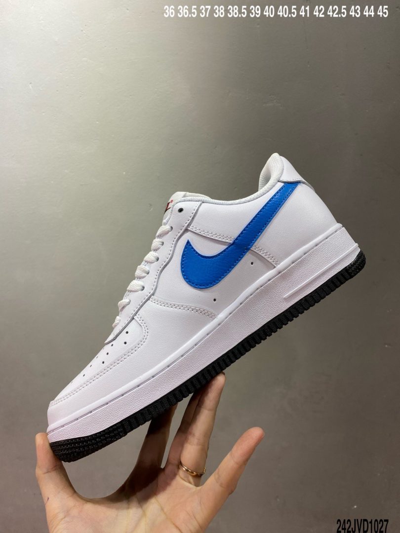 鸳鸯, 板鞋, 低帮板鞋, Swoosh, Nike Air Force 1 Low, Nike Air, Air Force 1 Low, Air Force 1 - 公司级 Nike Air Force 1 Low耐克 空军低帮板鞋 鸳鸯勾白蓝红配色