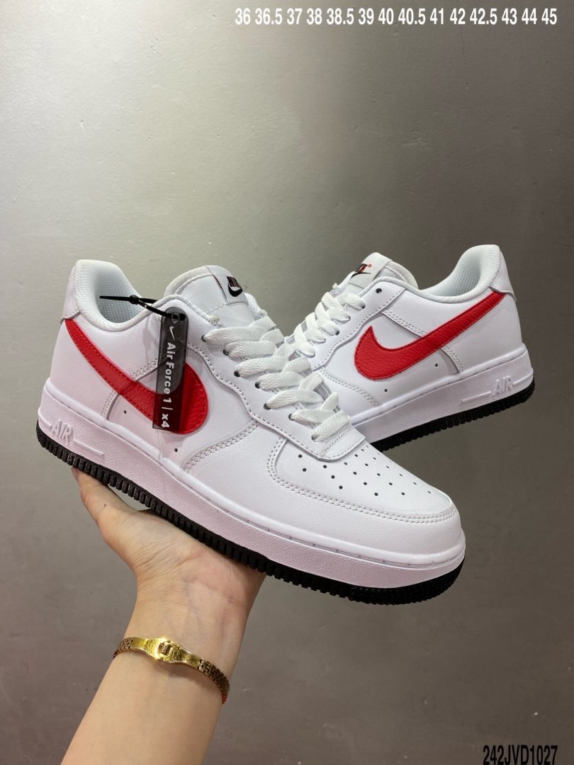 鸳鸯, 板鞋, 低帮板鞋, Swoosh, Nike Air Force 1 Low, Nike Air, Air Force 1 Low, Air Force 1 - 公司级 Nike Air Force 1 Low耐克 空军低帮板鞋 鸳鸯勾白蓝红配色