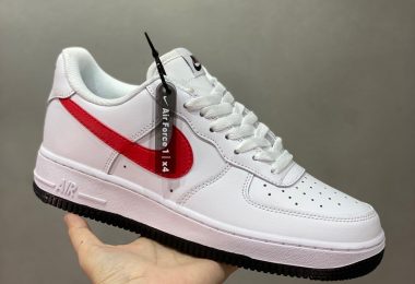 公司级 Nike Air Force 1 Low耐克 空军低帮板鞋 鸳鸯勾白蓝红配色