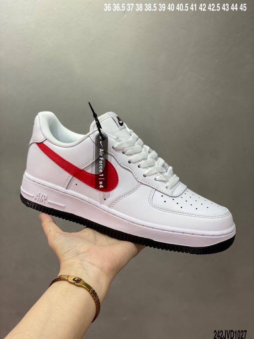 鸳鸯, 板鞋, 低帮板鞋, Swoosh, Nike Air Force 1 Low, Nike Air, Air Force 1 Low, Air Force 1 - 公司级 Nike Air Force 1 Low耐克 空军低帮板鞋 鸳鸯勾白蓝红配色