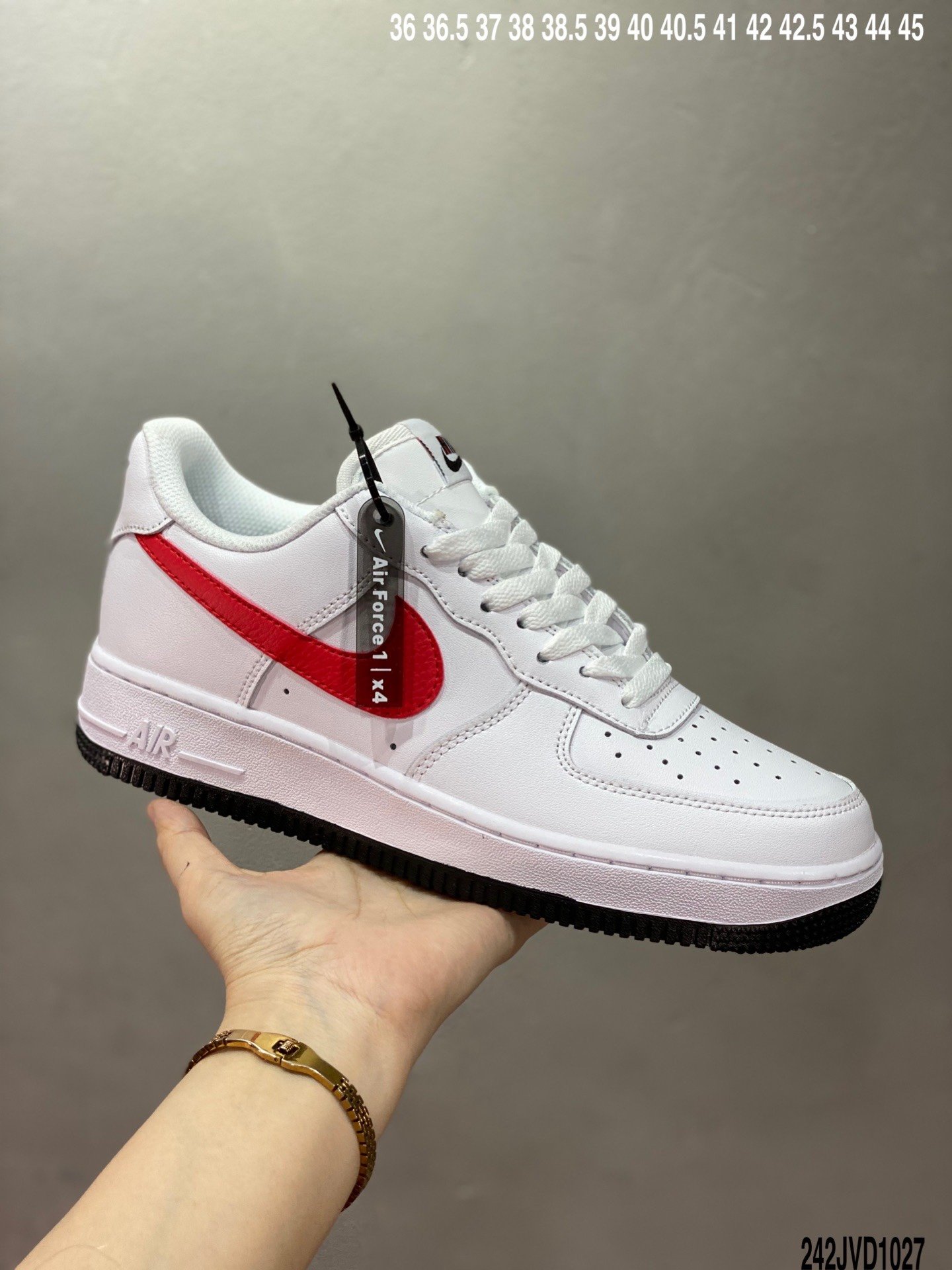 公司级 Nike Air Force 1 Low耐克 空军低帮板鞋 鸳鸯勾白蓝红配色