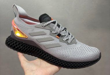 阿迪达斯Adidas Alphaedge 4D M 针织呼吸面休闲运动慢跑鞋
