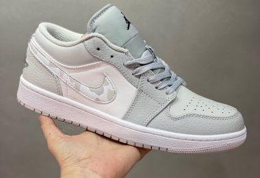 Air Jordan 1 Low 白灰 AJ1乔1低帮休闲板鞋ID：580JVD1027