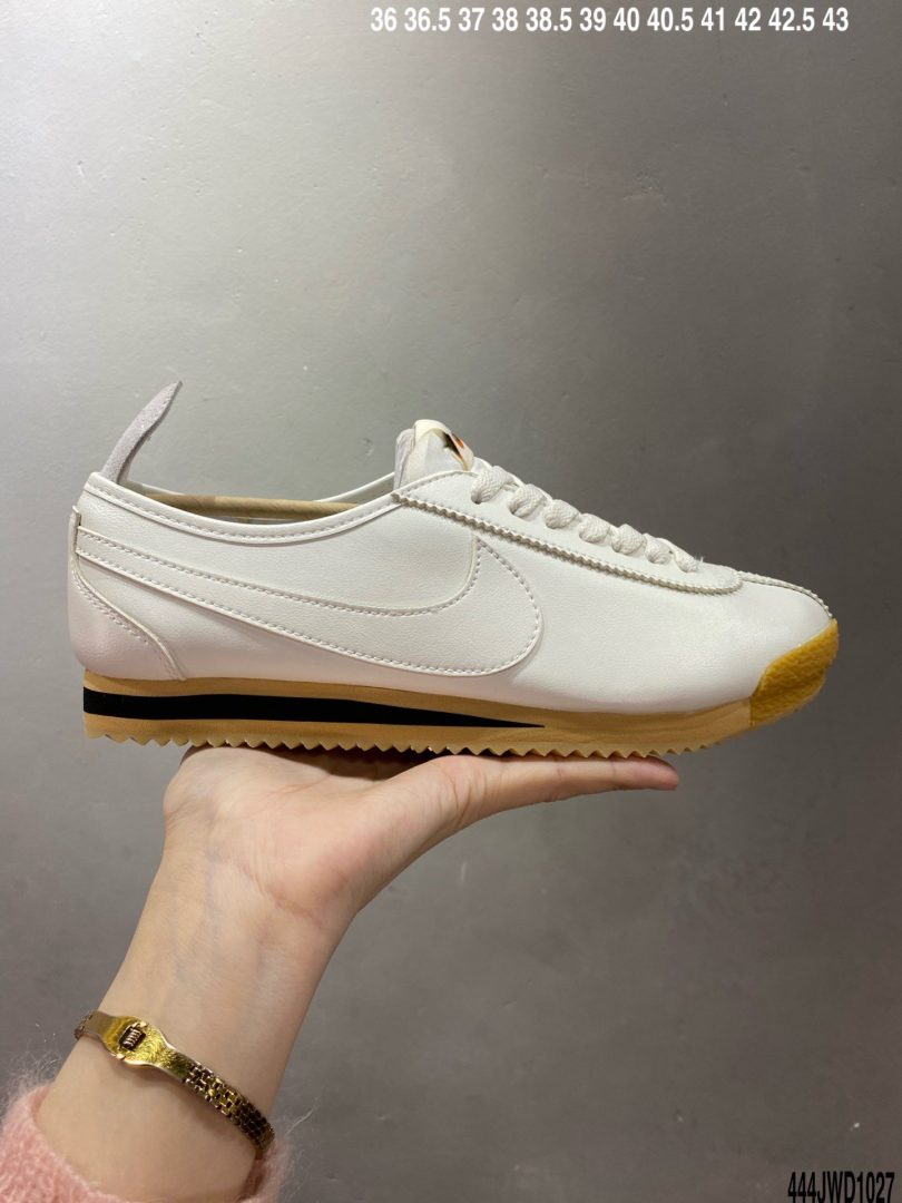 阿甘, 跑鞋, 慢跑鞋, Sail Gum Yellow, NIKE, Cortez '72 - 耐克Nike Wmns Cortez '72"Sail Gum Yellow"阿甘科特斯系列复古百搭慢跑鞋“皮革米白生胶黄”