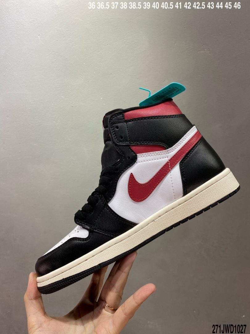 Jordan, HIGH, Gym Red, Black, Aj1, Air Jordan 1, Air Jordan - Air Jordan 1 Retro High Black Gym Red AJ1 红勾 新黑红脚趾 2019款