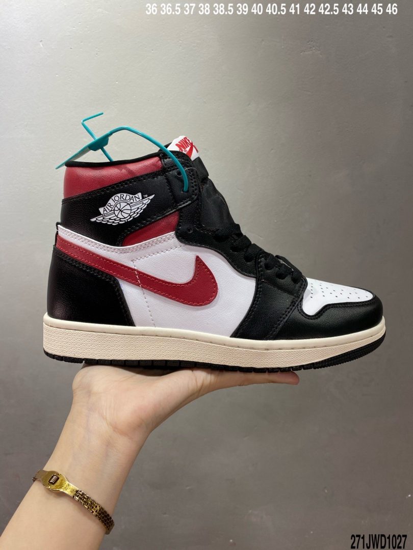 Jordan, HIGH, Gym Red, Black, Aj1, Air Jordan 1, Air Jordan - Air Jordan 1 Retro High Black Gym Red AJ1 红勾 新黑红脚趾 2019款