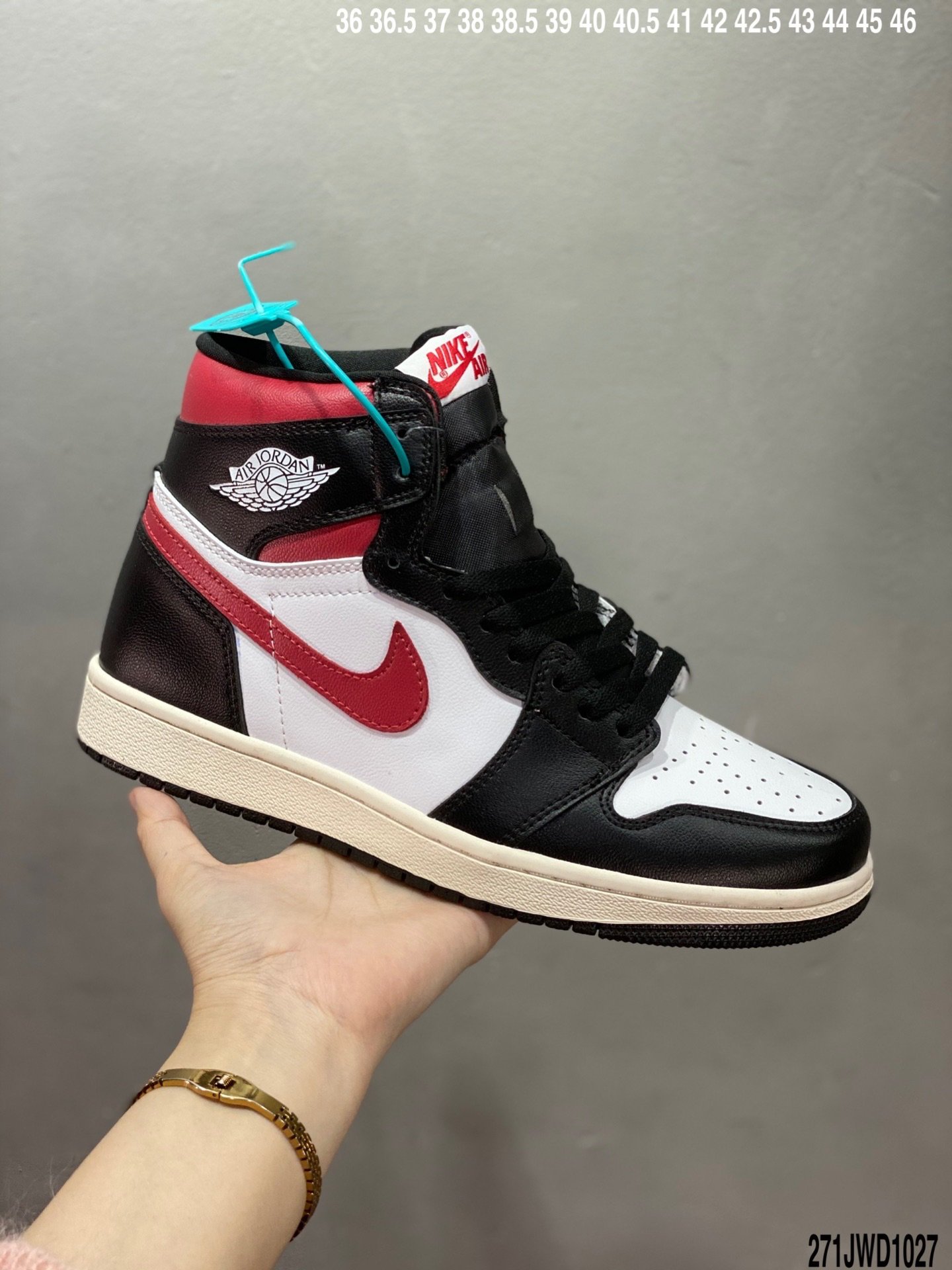 Air Jordan 1 Retro High Black Gym Red AJ1 红勾 新黑红脚趾 2019款