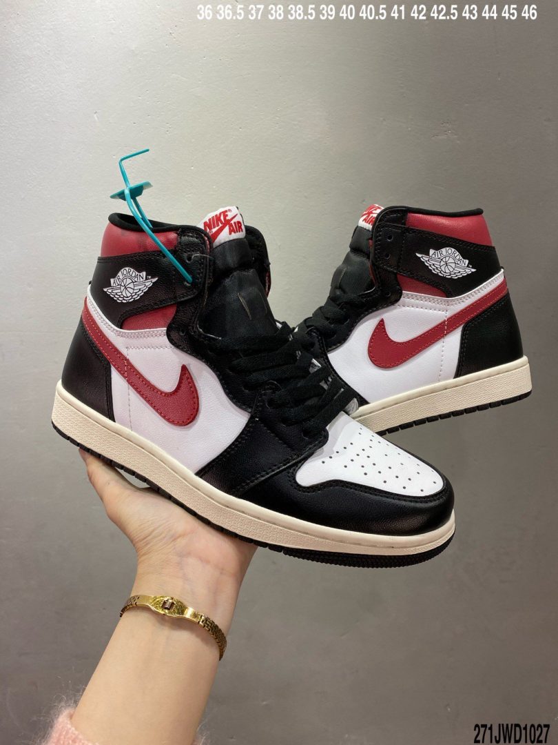 Jordan, HIGH, Gym Red, Black, Aj1, Air Jordan 1, Air Jordan - Air Jordan 1 Retro High Black Gym Red AJ1 红勾 新黑红脚趾 2019款