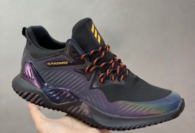 adidas AlphaBOUNCE M 阿尔法 高弹马牌鲨鱼鳃纹大底休闲运动慢跑鞋