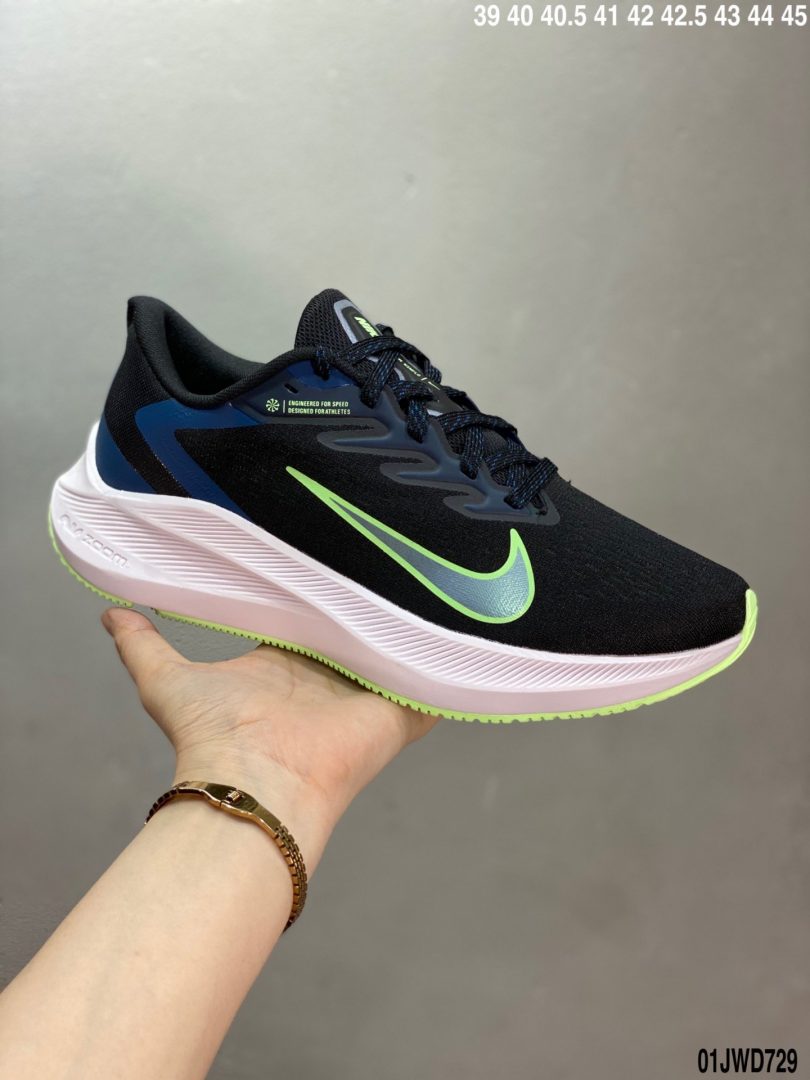 跑步鞋, 登月7代, 登月, Zoom, Winflo V7, Nike Air, NIKE, Air Zoom - 纯原 公司级Nike Air Zoom Winflo V7登月7代 网面透气 训练跑步鞋