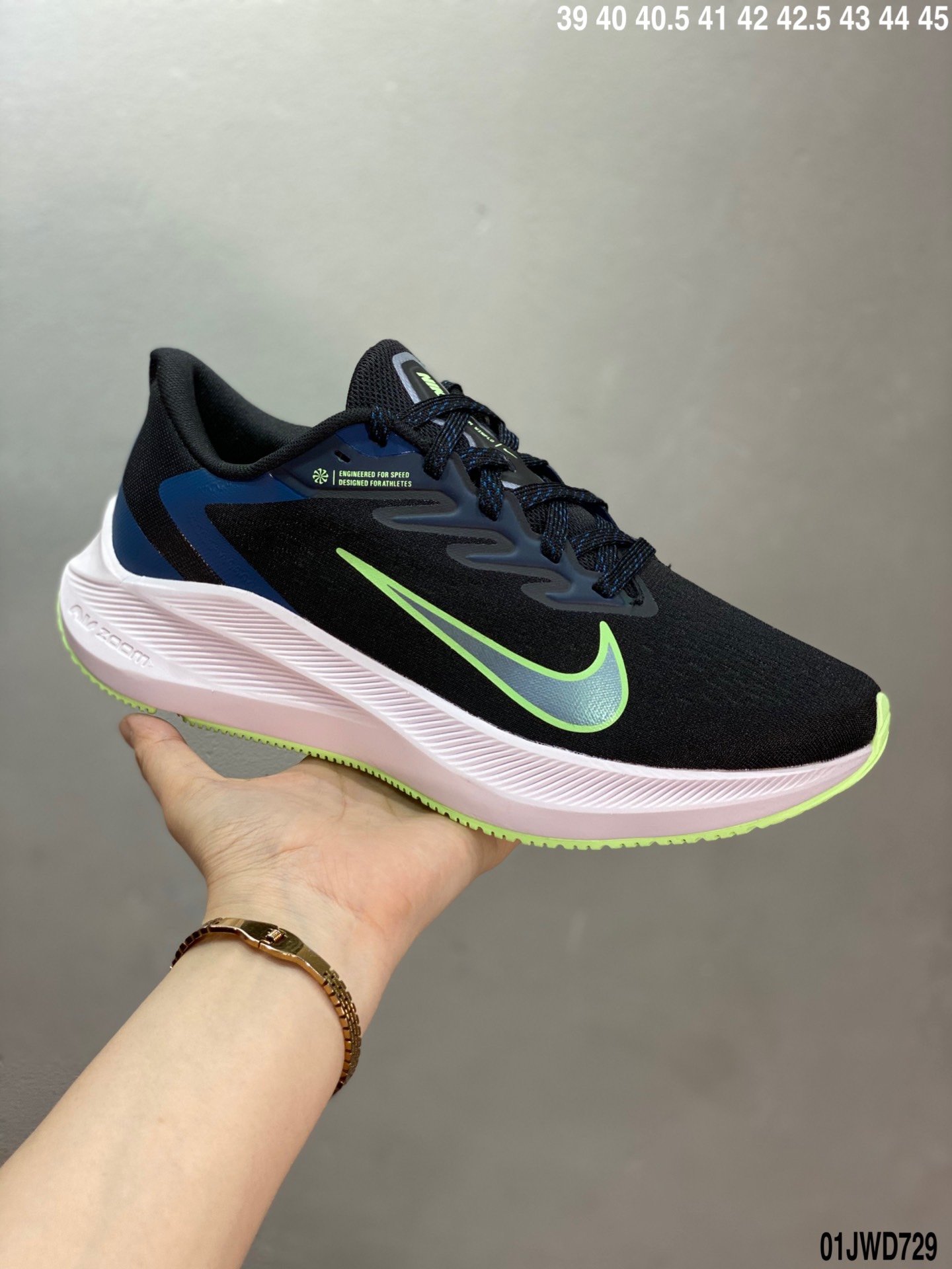 纯原 公司级Nike Air Zoom Winflo V7登月7代 网面透气 训练跑步鞋