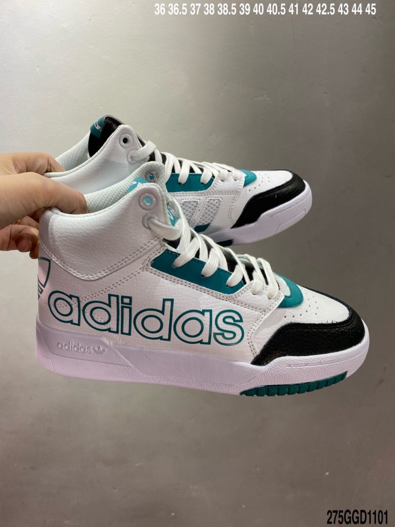 板鞋, 休闲鞋, Drop Step, Adidas - Adidas Drop Step 三叶草 全新经典复古板鞋 男女潮流头层皮休闲鞋ID:275GGD1101