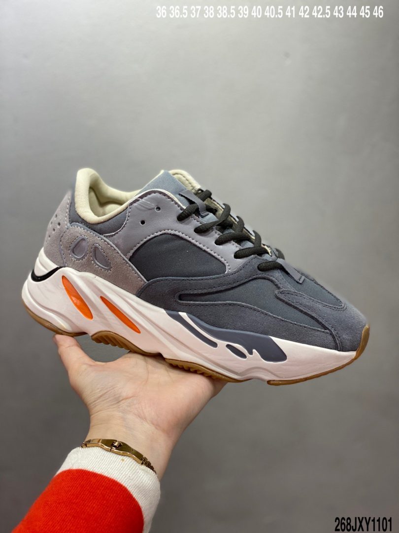 老爹鞋, 复古老爹鞋, YEEZY 700, Yeezy, Boost, adidas Yeezy, Adidas - 阿迪达斯Adidas YEEZY 700 “Teal Blue”灰棕 椰子700复古老爹鞋