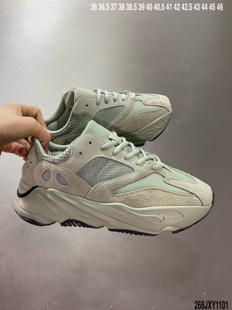 老爹鞋, 复古老爹鞋, YEEZY 700, Yeezy, Boost, adidas Yeezy, Adidas - 阿迪达斯Adidas YEEZY 700 “Teal Blue”灰棕 椰子700复古老爹鞋