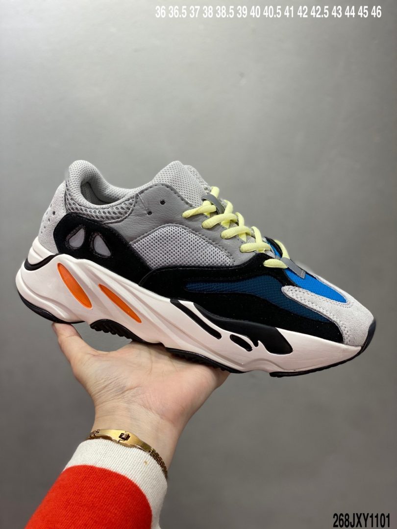 老爹鞋, 复古老爹鞋, YEEZY 700, Yeezy, Boost, adidas Yeezy, Adidas - 阿迪达斯Adidas YEEZY 700 “Teal Blue”灰棕 椰子700复古老爹鞋