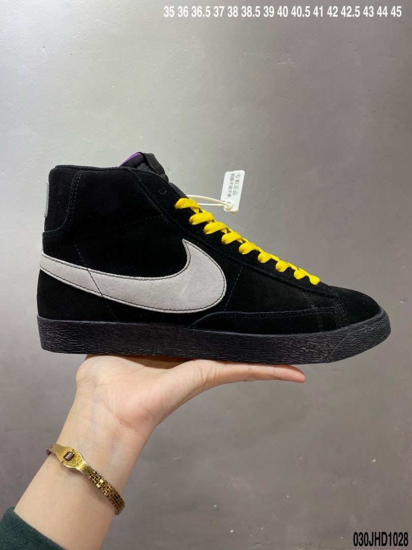 运动板鞋, 板鞋, 开拓者, Nike Blazer Mid, NIKE, Blazer Mid, Blazer - 耐克Nike Blazer Mid Retro复古经典百搭中帮开拓者休闲运动板鞋“白皮皇家红勾”