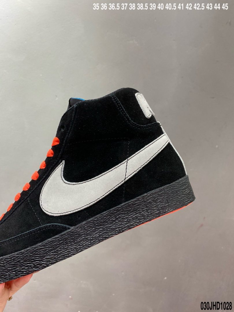 运动板鞋, 板鞋, 开拓者, Nike Blazer Mid, NIKE, Blazer Mid, Blazer - 耐克Nike Blazer Mid Retro复古经典百搭中帮开拓者休闲运动板鞋“白皮皇家红勾”