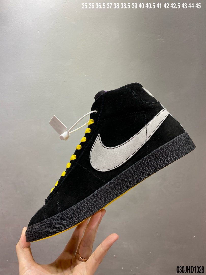 运动板鞋, 板鞋, 开拓者, Nike Blazer Mid, NIKE, Blazer Mid, Blazer - 耐克Nike Blazer Mid Retro复古经典百搭中帮开拓者休闲运动板鞋“白皮皇家红勾”