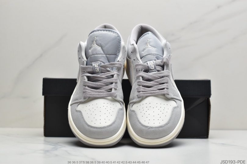 运动板鞋, 板鞋, Premium, Pale Ivory, Nike Air, Jumpman, Jordan, Air Jordan - 耐克Nike Air Jordan AJ1 Retro Jow Premium"Pale Ivory"“香芋粉紫白灰”AJ1低帮时尚休闲运动板鞋