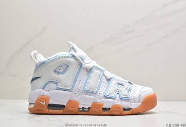 耐克Nike Wmns Air More Uptempo White Aqua Gum 白薄荷 皮蓬经典高街百搭篮球鞋系列