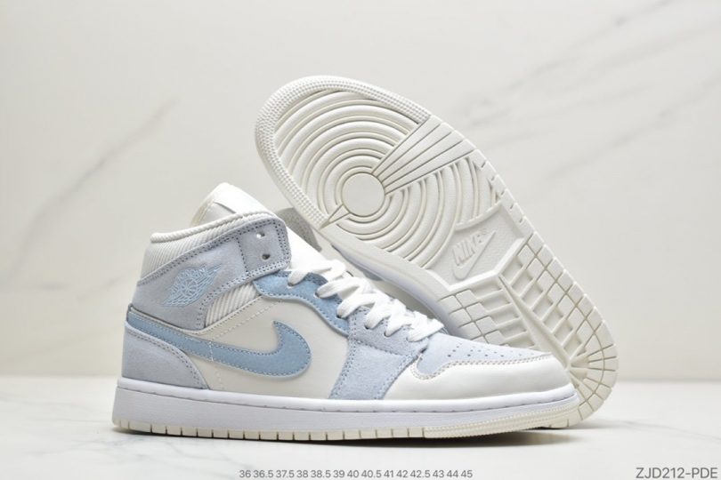 篮球鞋, Jordan, Aj1, Air Jordan 1 Mid, Air Jordan 1, Air Jordan - Air Jordan 1 Mid AJ1中帮复古篮球鞋 全头层皮料 诠释市面最高工艺货号：DA4666-100