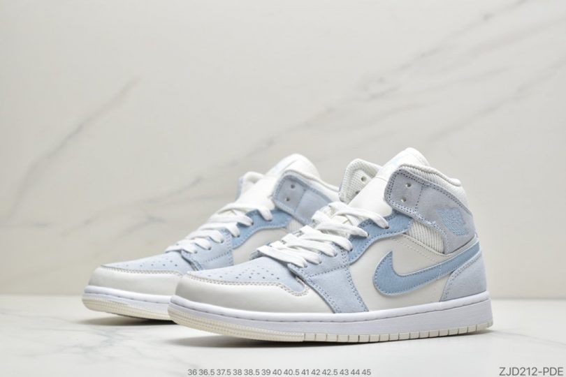篮球鞋, Jordan, Aj1, Air Jordan 1 Mid, Air Jordan 1, Air Jordan - Air Jordan 1 Mid AJ1中帮复古篮球鞋 全头层皮料 诠释市面最高工艺货号：DA4666-100
