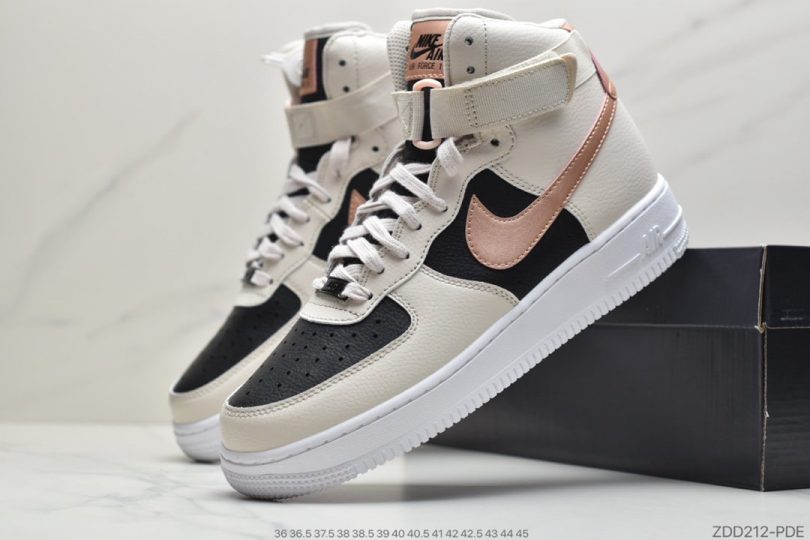 Nike Air Force 1 Low, Nike Air Force 1, Nike Air, NIKE, FORCE 1, Air Force 1 Low, Air Force 1 - Nike Air Force 1 Low "奶白黑拼接中帮" 整体以奶白为基调 鞋面以细腻的