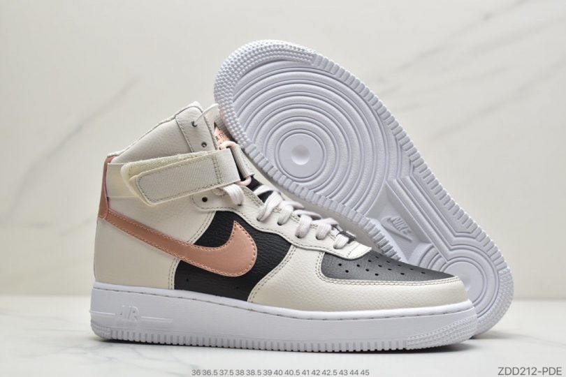 Nike Air Force 1 Low, Nike Air Force 1, Nike Air, NIKE, FORCE 1, Air Force 1 Low, Air Force 1 - Nike Air Force 1 Low "奶白黑拼接中帮" 整体以奶白为基调 鞋面以细腻的