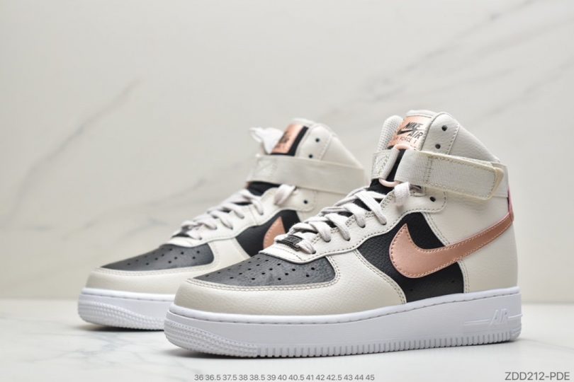 Nike Air Force 1 Low, Nike Air Force 1, Nike Air, NIKE, FORCE 1, Air Force 1 Low, Air Force 1 - Nike Air Force 1 Low "奶白黑拼接中帮" 整体以奶白为基调 鞋面以细腻的