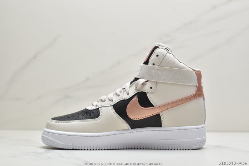 Nike Air Force 1 Low, Nike Air Force 1, Nike Air, NIKE, FORCE 1, Air Force 1 Low, Air Force 1 - Nike Air Force 1 Low "奶白黑拼接中帮" 整体以奶白为基调 鞋面以细腻的