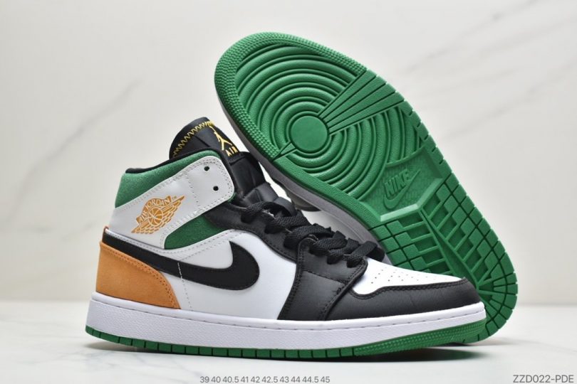 Pete, Jordan, Air Jordan 1 Mid, Air Jordan 1, Air Jordan - 乔丹AIR JORDAN 1 MID 中帮金牌Air Jordan 1外形的灵感来自于在当年风靡一时的AirForce1