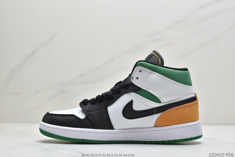 Pete, Jordan, Air Jordan 1 Mid, Air Jordan 1, Air Jordan - 乔丹AIR JORDAN 1 MID 中帮金牌Air Jordan 1外形的灵感来自于在当年风靡一时的AirForce1