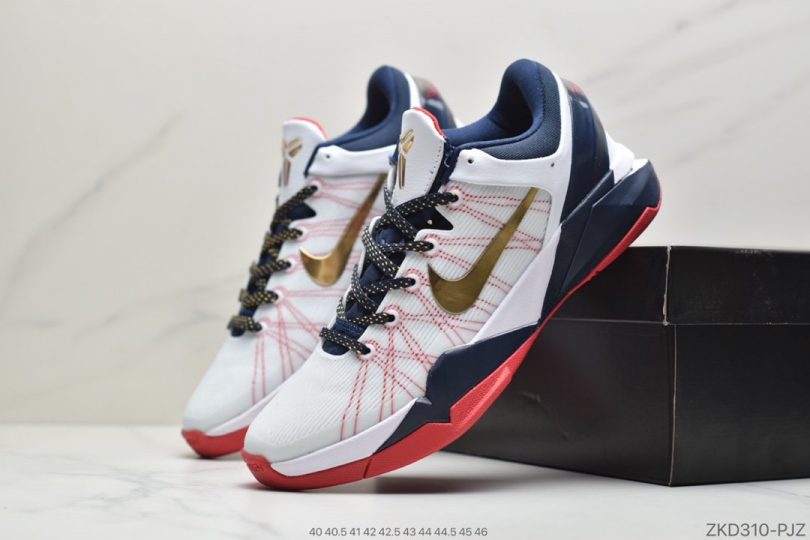 篮球鞋, 科比7代, 科比7, Zoom, NIKE, KOBE VII, Kobe V, Kobe - 耐克NIKE ZOOM KOBE VII 科比7代 奥运版 可拆解的鞋垫及中底缓震层 独立鞋舌设计