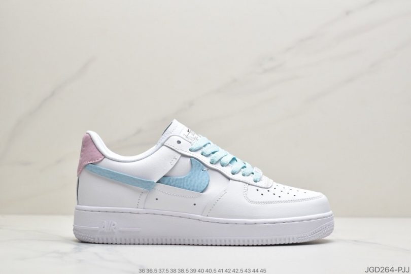 空军一号, 板鞋, 断勾, Swoosh, Nike Air Force 1 LXX, Nike Air Force 1, Nike Air, Air Force 1 - 耐克Nike Air Force 1 LXX 空军一号休闲板鞋 断勾鞋身整体以白色皮革材质打造