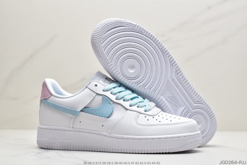 空军一号, 板鞋, 断勾, Swoosh, Nike Air Force 1 LXX, Nike Air Force 1, Nike Air, Air Force 1 - 耐克Nike Air Force 1 LXX 空军一号休闲板鞋 断勾鞋身整体以白色皮革材质打造