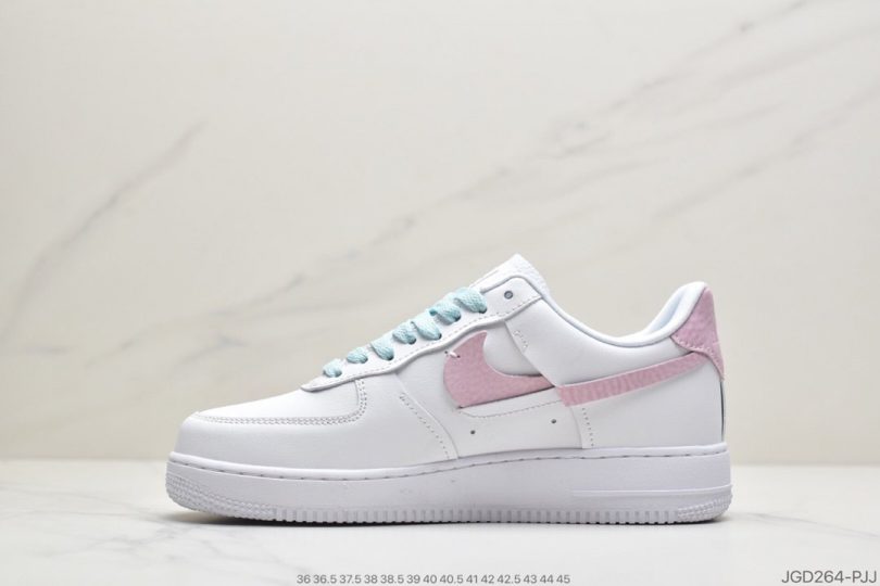 空军一号, 板鞋, 断勾, Swoosh, Nike Air Force 1 LXX, Nike Air Force 1, Nike Air, Air Force 1 - 耐克Nike Air Force 1 LXX 空军一号休闲板鞋 断勾鞋身整体以白色皮革材质打造