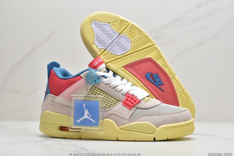 联名, OFF-WHITE x, Jordan, Air Jordan 4, Air Jordan - OFF-WHITE x Air Jordan 4 SP WMNS米白