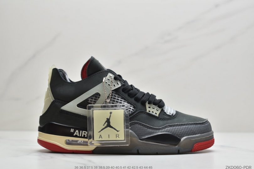 联名, OFF-WHITE x, Jordan, Air Jordan 4, Air Jordan - OFF-WHITE x Air Jordan 4 SP WMNS米白