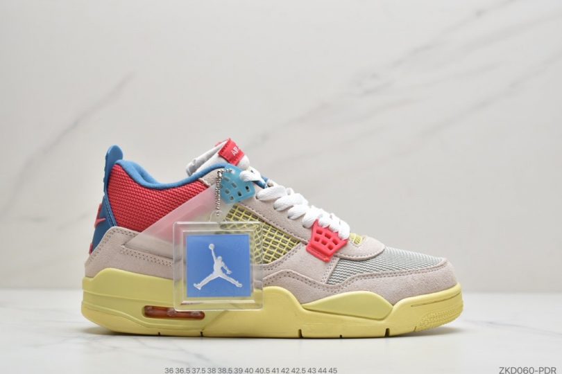 联名, OFF-WHITE x, Jordan, Air Jordan 4, Air Jordan - OFF-WHITE x Air Jordan 4 SP WMNS米白