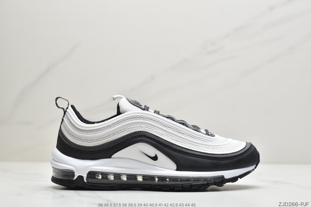 耐克Nike Wmns Air Max 97 黑白 复古气垫百搭休闲运动慢跑鞋ID:ZJD266-PJF