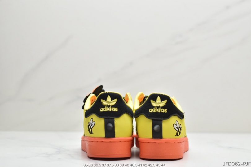 贝壳头, 联名, Superstar, Adidas - Melting Sadness x Adidas 贝壳头 小蜜蜂在联名板鞋