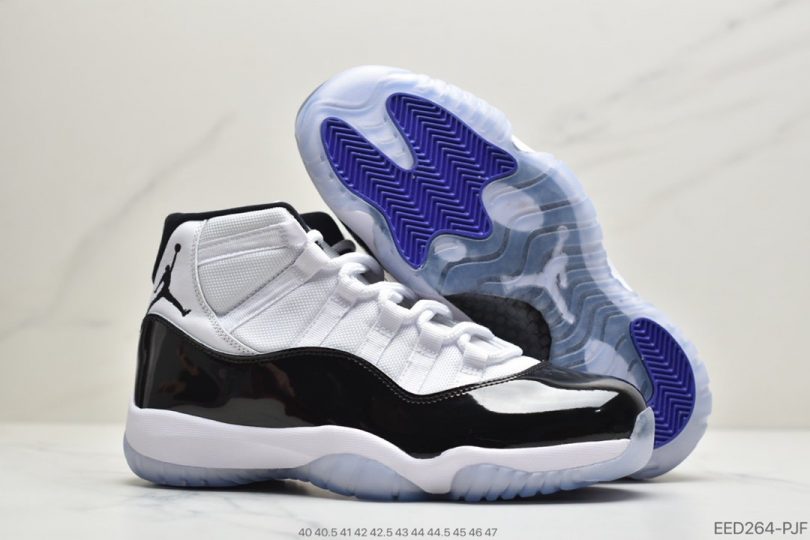 篮球鞋, 康扣, Jordan, Concord, AJ11, Air Jordan 11, Air Jordan 1, Air Jordan - 耐克Air Jordan 11 25th Anniversary"Concord"AJ11代 康扣 迈克尔·乔丹高帮运动文化篮球鞋