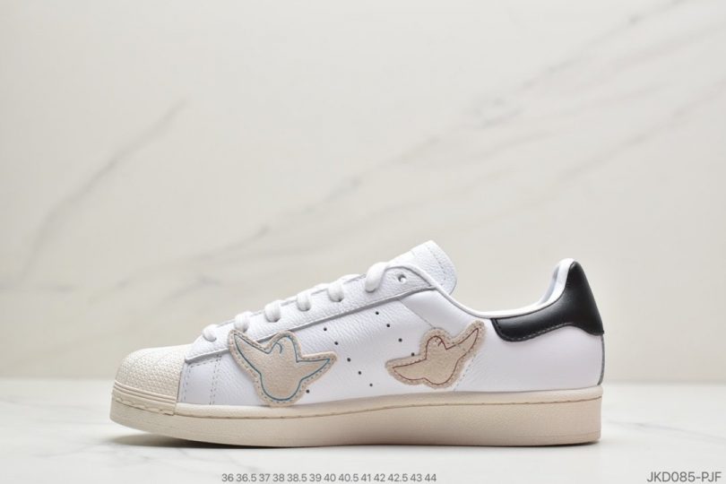 贝壳头, Superstar, adidas Superstar, Adidas - 阿迪达斯Mark Gonzales x Adidas Superstar 三叶草贝壳头 FW8029“Shmoo”可爱天使 真标原盒