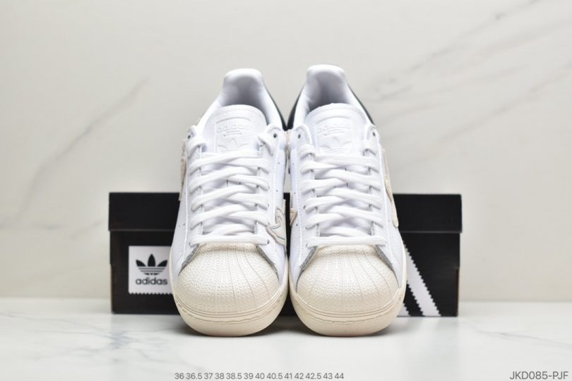 贝壳头, Superstar, adidas Superstar, Adidas - 阿迪达斯Mark Gonzales x Adidas Superstar 三叶草贝壳头 FW8029“Shmoo”可爱天使 真标原盒