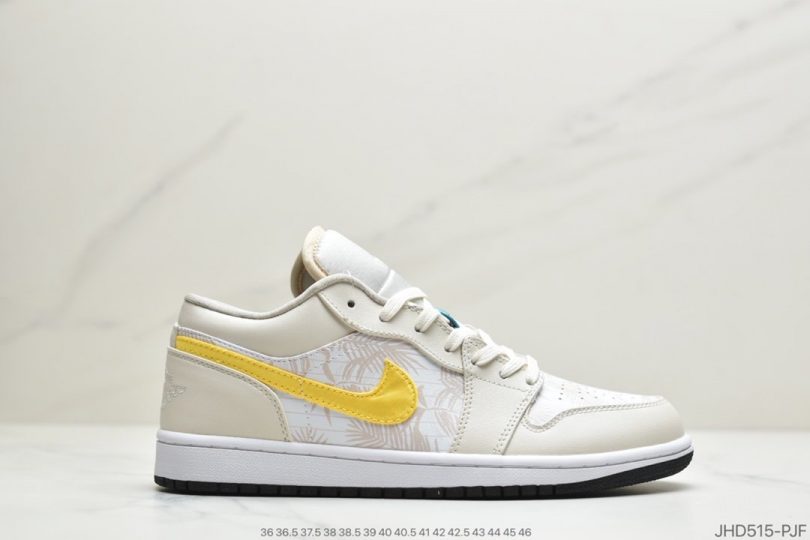 Swoosh, Jumpman, Jordan, Air Jordan 1 Low, Air Jordan 1, Air Jordan, 553558 - Air Jordan 1 Low 低帮板鞋蓝黄拼接ID：JHD515-PJF