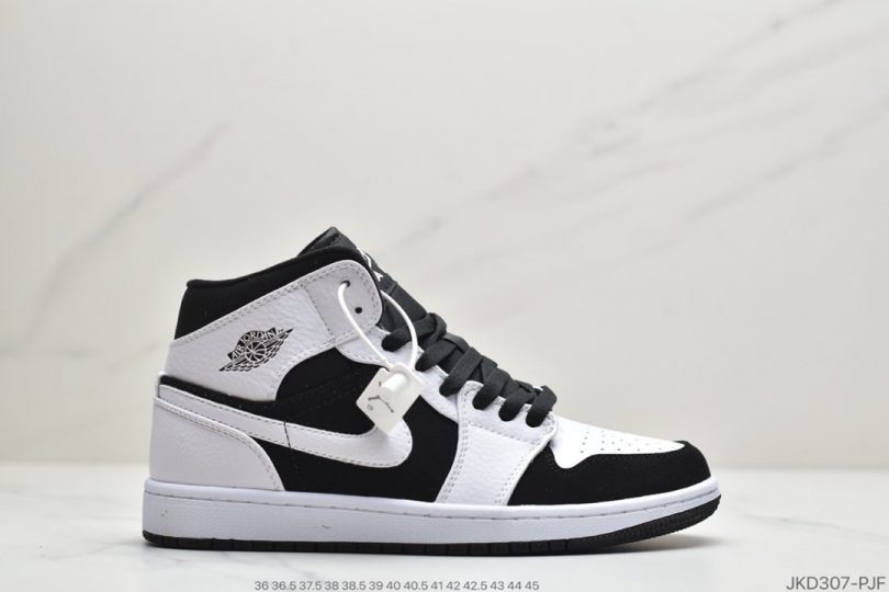 Jordan, HYPER ROYAL, Aj1, Air Jordan 1 Mid, Air Jordan 1, Air Jordan - Air Jordan 1 Mid AJ1中帮系列“Hyper Royal”小白蓝全头层中帮篮球鞋