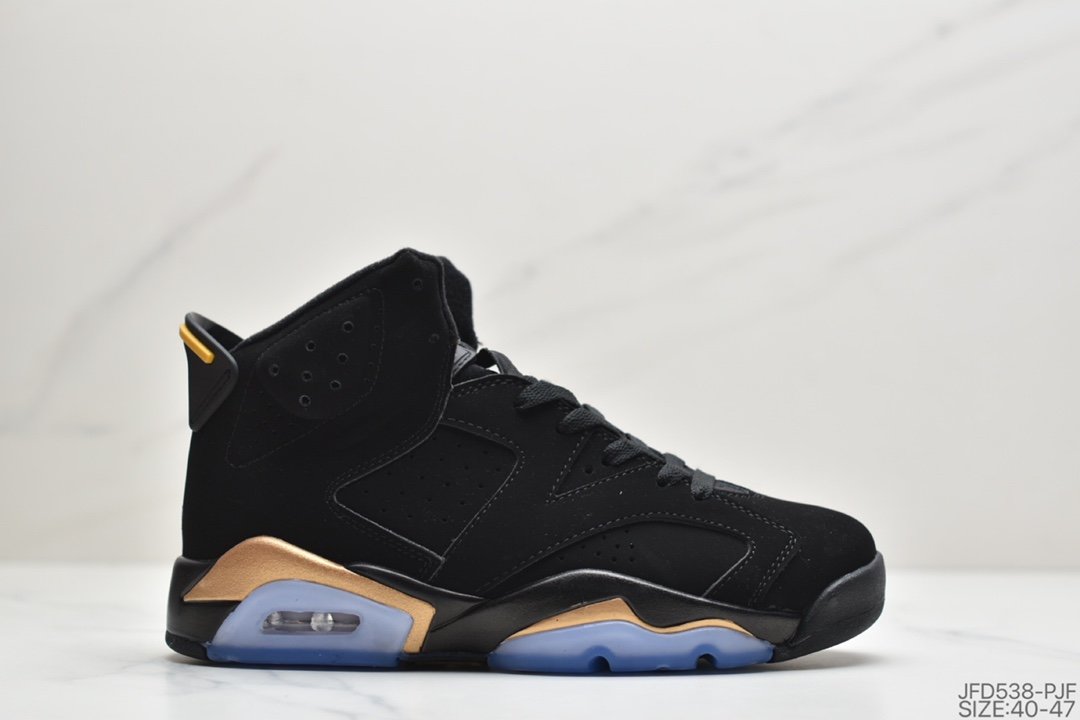 耐克Nike Air Jordan 6 ” DMP ” 黑金 男子文化篮球鞋ID：JFD538-PJF