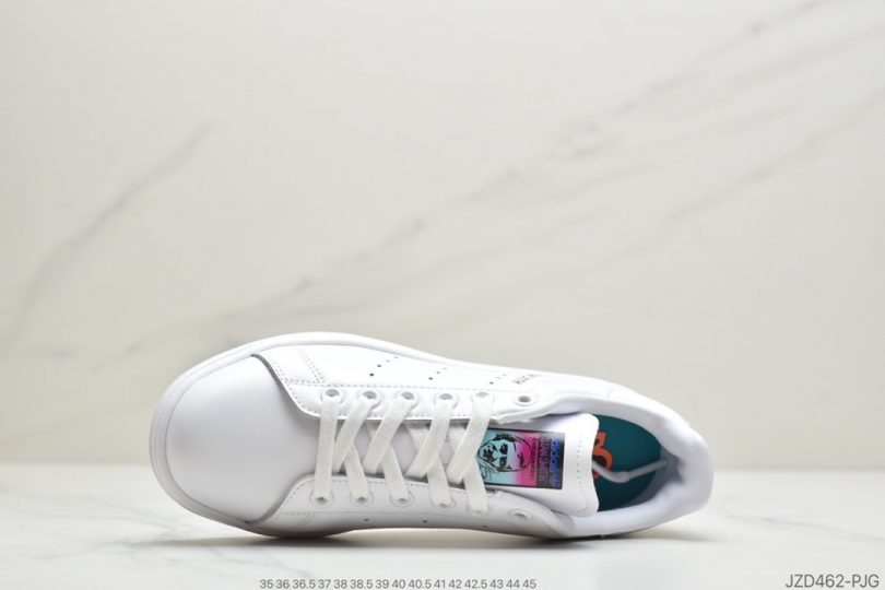 运动板鞋, 板鞋, 史密斯, Stan Smith, Originals, Adidas - 阿迪达斯adidas三叶草 Originals Stan Smith Leather"White/Light Blue"史密斯经典百搭复古休闲运动板