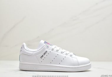 阿迪达斯adidas三叶草 Originals Stan Smith Leather”White/Light Blue”史密斯经典百搭复古休闲运动板