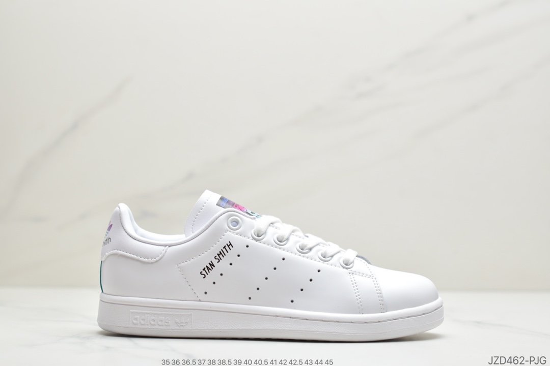 阿迪达斯adidas三叶草 Originals Stan Smith Leather”White/Light Blue”史密斯经典百搭复古休闲运动板